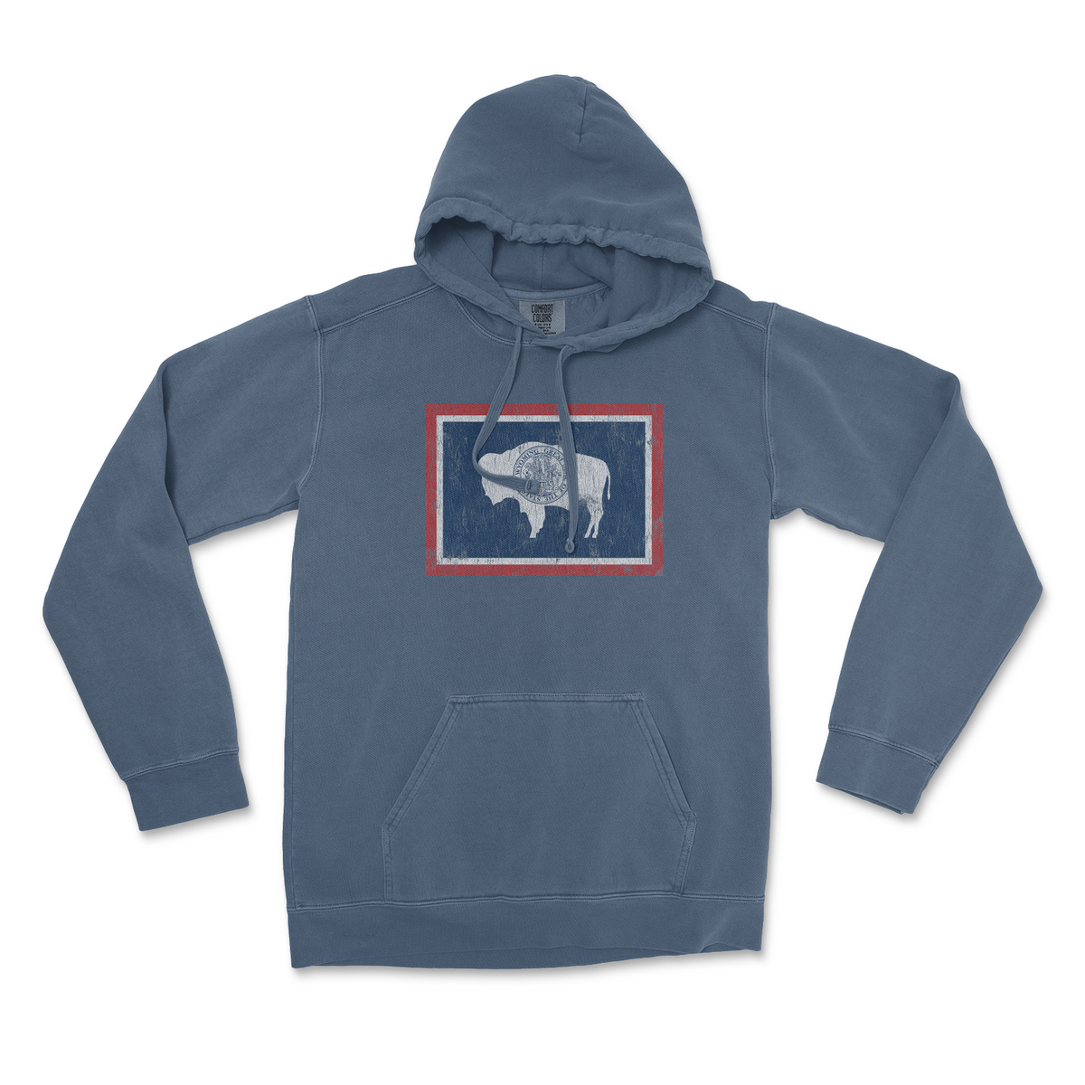 Wyoming Bison Fleece Zip Up Hoodie - Sarah Berry & Co