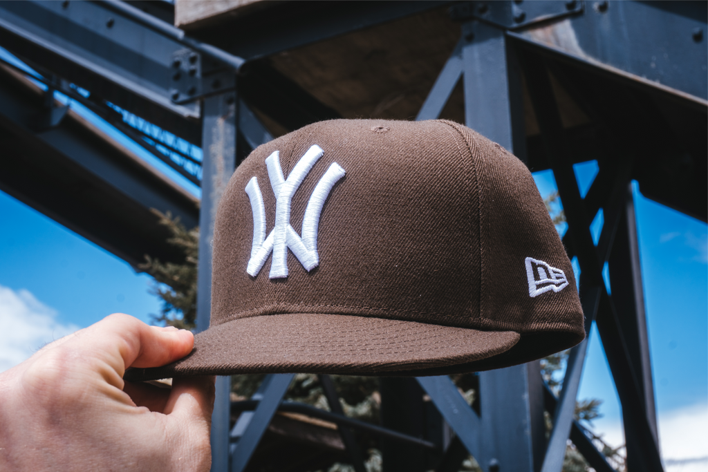 new york yankees cap brown